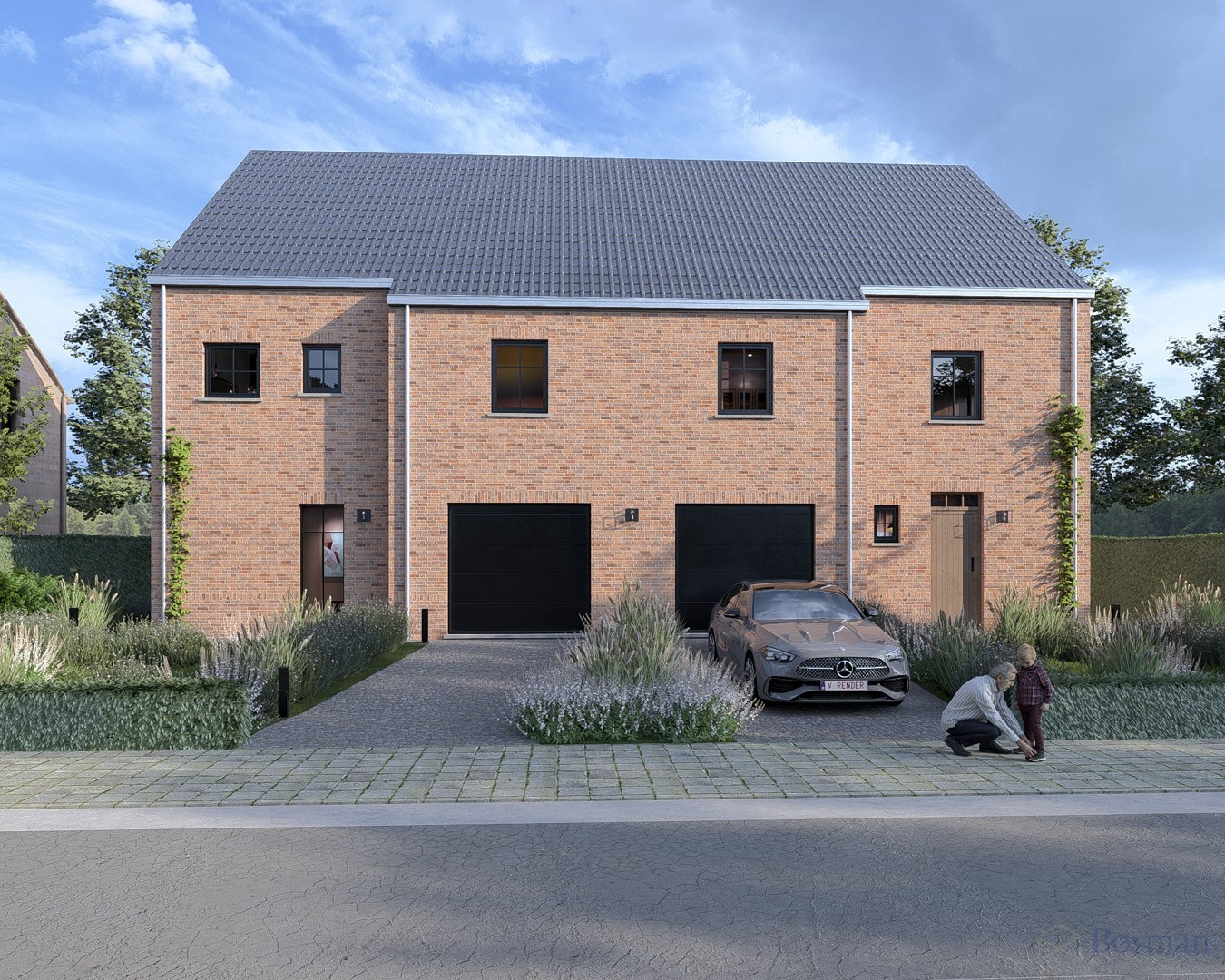 Afbeelding Landelijke halfopen nieuwbouwwoning te koop te Eindhout - Bosman Vastgoed