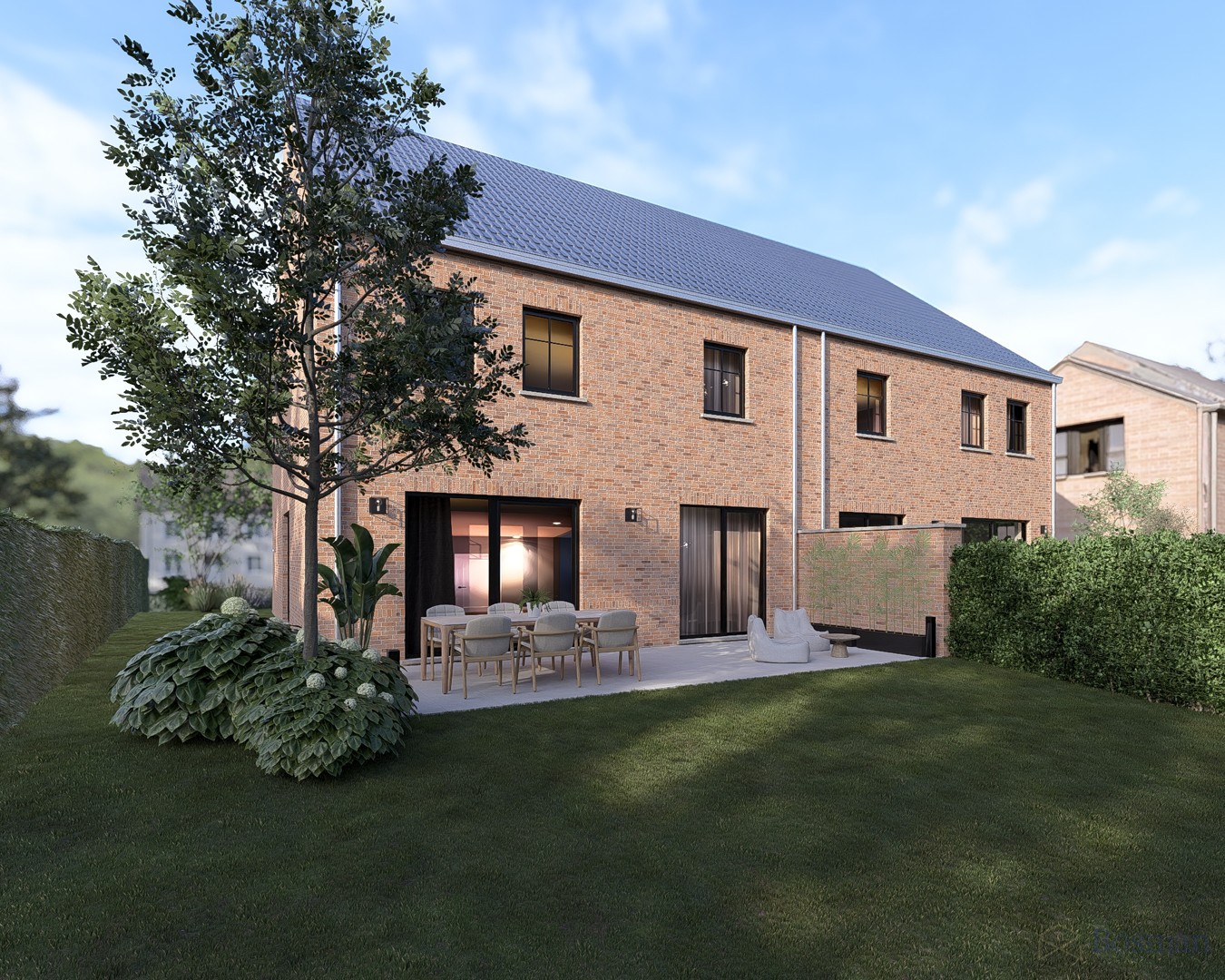 Landelijke halfopen nieuwbouwwoning te koop te Eindhout