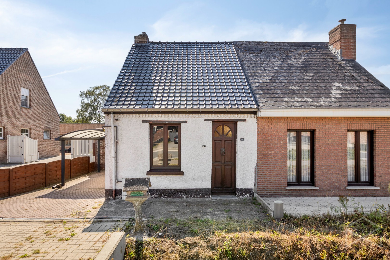 Halfopen bebouwing te koop